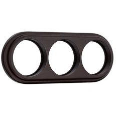 Изображение Рамка на 3 поста (венге) W0035226