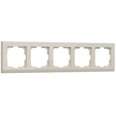 Изображение Рамка на 5 постов Stark (слоновая кость) W0051803